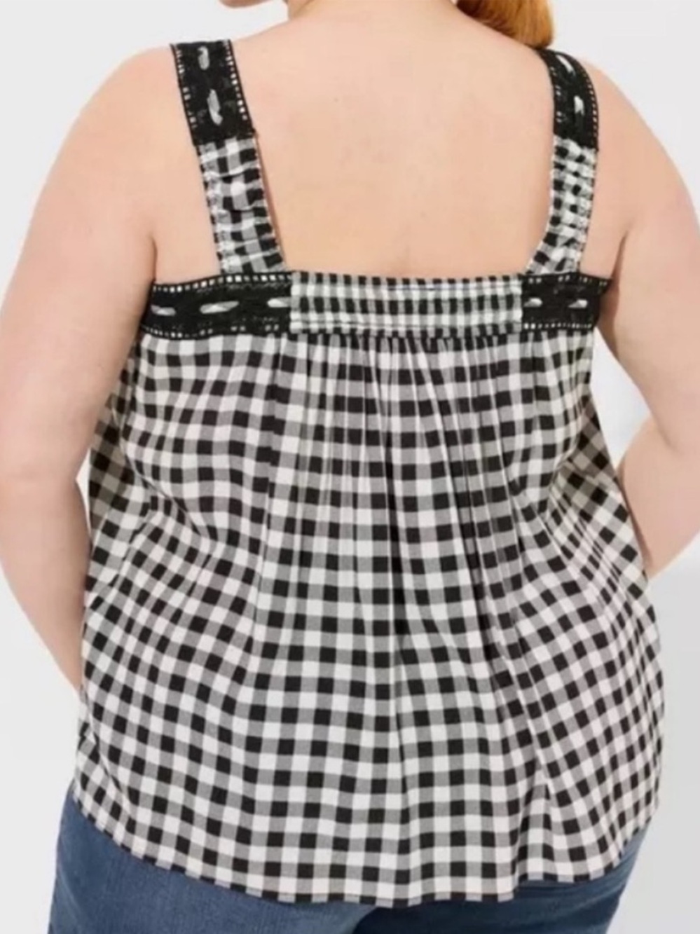 Torrid Washable Gauze
Crochet Lace Trim Tank - Picture 3 of 4